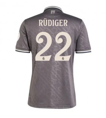 Real Madrid Antonio Rudiger #22 Tredjetröja 2024-25 Kortärmad